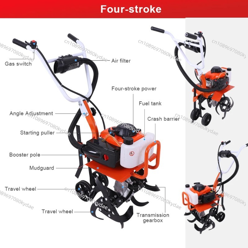Multi-function Micro Tiller Ma - Agriculture Farming Tool ulasan dan harga