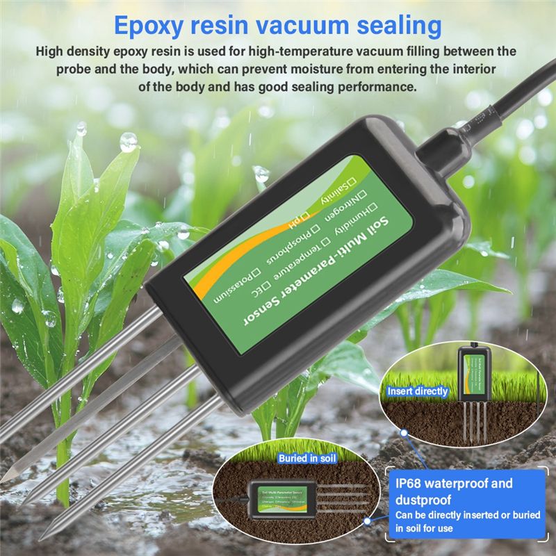 AEE6-8In One Soil Sensor For A - Precision Farming Smart Agriculture ulasan dan harga