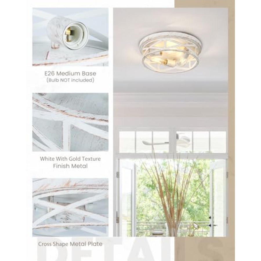 13 inch Flush Mount Ceiling Li - Farming A ulasan dan harga