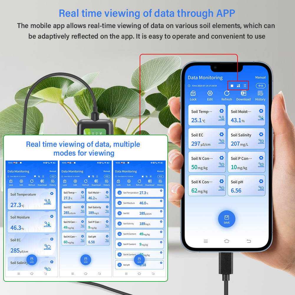 YAGO Soil Sensor 8 in 1 for Ag - Precision Farming Smart Agriculture ulasan dan harga