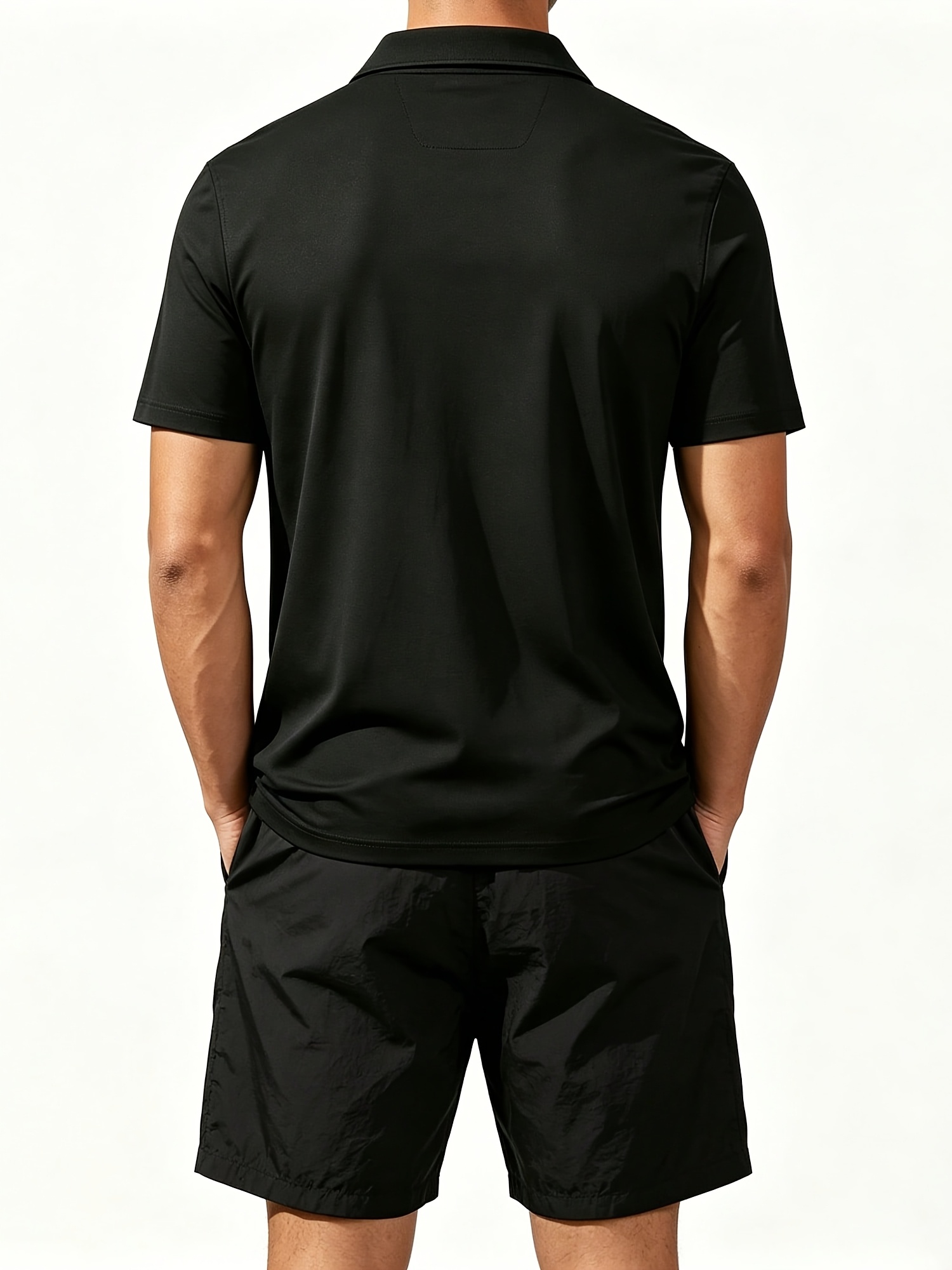 Men's Polo Shirt and Beach Sho - Farming A ulasan dan harga